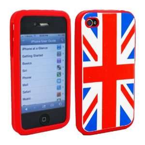 WalkNTalkOnline   Apple iPhone 4 & iPhone 4S RED Union Jack England 