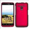 LG Revolution 4G VS910 Verizon Red Rubberized Hard Snap On Case Cover 