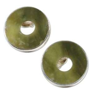  Serpentine earrings, Magic Circle 0.4 W 0.4 L Jewelry