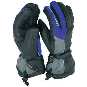  Kg Track Leather Gloves Blue   Long   Large Automotive