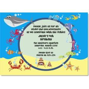  Under the Sea Adventures Invitations Health & Personal 