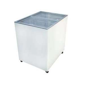  Excellence EURO 8 Ice Cream Flat Top Flat Lid Display 