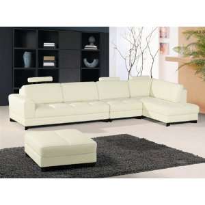 Italian Leather Sectional Sofa Set   Nyx Leather Sectional with Left 