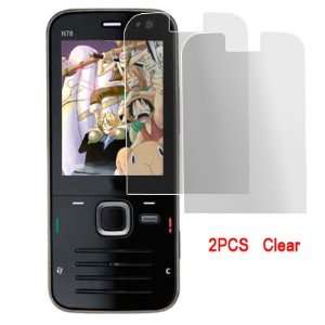   Plastic Screen Protector Film for Nokia N78 Cell Phones & Accessories