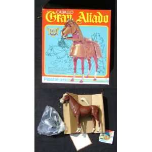  Plastimarx 1977 Bravo Gold Knight Horse w/Box 