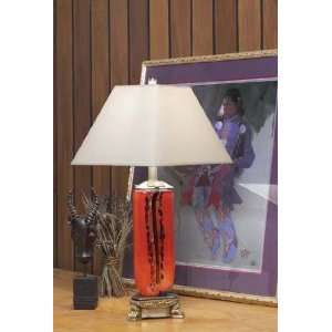   Glass Table Lamp with Night Light   Arcelia White