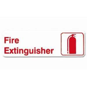  3x9 Restaurant Sign, Fire Extinguisher, Information Sign 