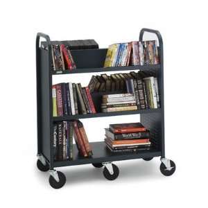  Book Utility Truck with Five Shelves Color Grey Mist 