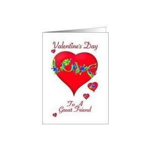 Valentine Greeting for Friend Card