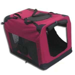  Soft Sided Pet Crate   XXL   Maroon