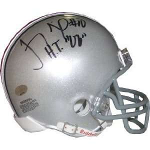  Troy Smith signed Ohio State Buckeyes Replica Mini Helmet 