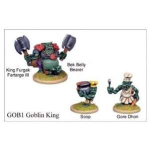  28mm Fantasy   Goblins Goblin King (3) Toys & Games