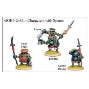   Fantasy   Goblins Goblin Characters With Spears (3) Toys & Games