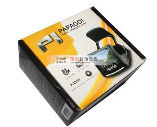 HD720p Papago Black Box Car Vehicle Dash Dashboard Camera Cam DVR/ Car 
