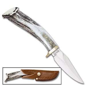 Silver Stag Bird & Trout Hunting Knife