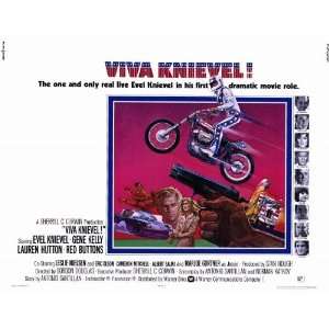  Viva Knievel Poster Half Sheet 22x28 Evel Knievel Gene Kelly 