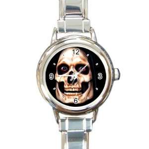  skull art v23 Italian Charm Watch 