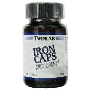  TwinLab Minerals Iron 18 mg 100 capsules Health 