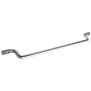 Monroe Steel Non Threaded Pull Handle, Round Grip, Chrome Plated 