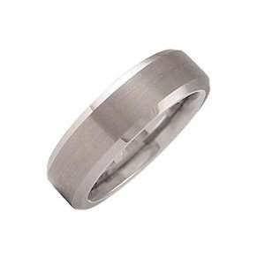  Sense Mens Ring in White Tungsten, form Band, weight 4 