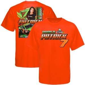 Chase Authentics Danica Patrick Orange Draft T shirt (X Large)  