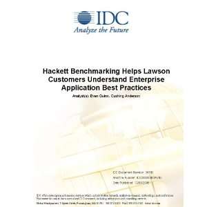  Hackett Benchmarking Helps Lawson Customers Understand 