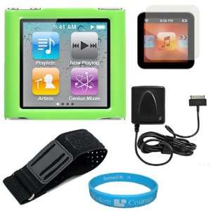 iPod Nano Touch 6th Generation + Clear Screen Protector for iPod Nano 