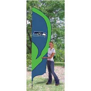  Seattle Seahawks NFL Applique & Embroidered Tall Team Flag 