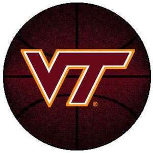  Virginia Tech Hokies 24 Basketball Shaped Rug Sports 