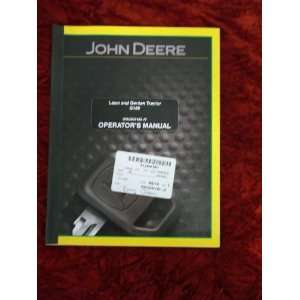  John Deere G100 Lawn/Garden Tractor OEM OEM Owners Manual 