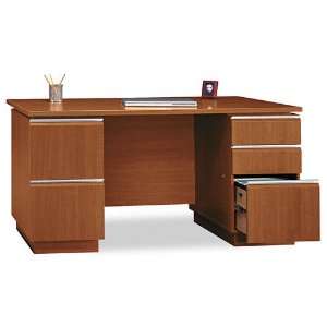  Bush  Milano Collection Double Pedestal Desk Top, 59 1/2w 