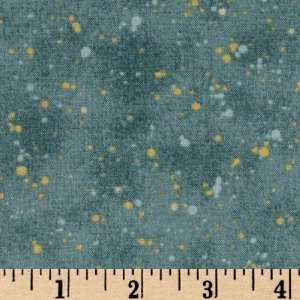  44 Wide Charms Confetti Dusty Blue Fabric By The Yard 