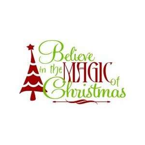  Wall Decals   Christmas (believe in magic)   selected color Baby 