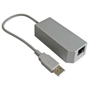  USB 2.0 Network Card Adapter Cable for Nintendo Wii Video Games