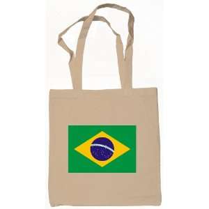  Brazil, Brazilian Flag Tote Bag Natural 