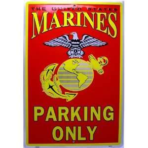  US Marines Parking Only Sign 