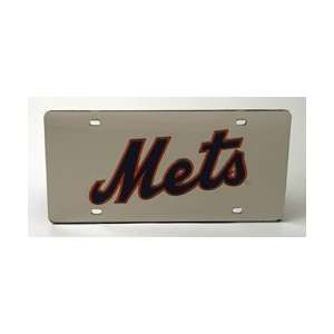  NEW YORK METS LASER CUT AUTO TAG