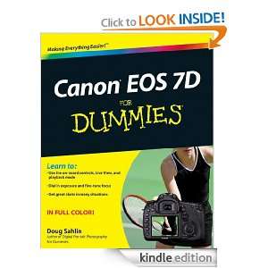 Canon EOS 7D For Dummies Doug Sahlin  Kindle Store
