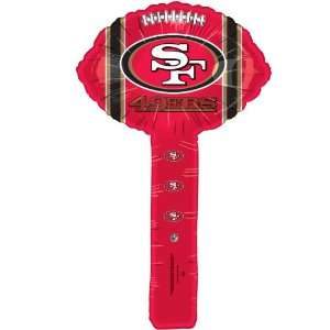   Francisco 49ers Foil Hammer Balloons (8) Party Supplies Toys & Games