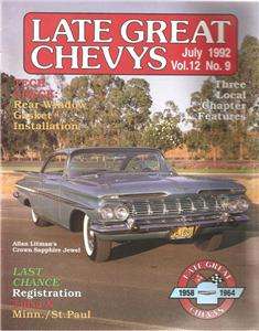   Great Chevys 1959 Crown Sapphire Jewel 1959 Apache Fire Flyyy  