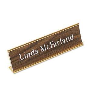 Custom Interchangeable Nameplate with Gold Base for Desk (COS086987 