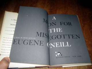 Eugene ONeill A MOON FOR THE MISBEGOTTEN 1st/dj 1st printing 1952 