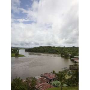  San Juan River Runs Past el Castillo, Nicaragua Stretched 