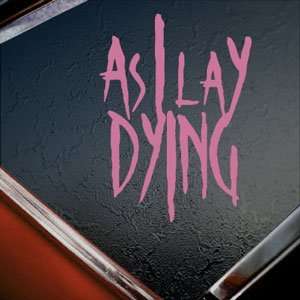   Dying Pink Decal Punk Band Truck Window Pink Sticker Arts, Crafts