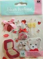 VALENTINES DAY JEWELRY CANDY GIFTS ~ Jolees Scrapbook Stickers 