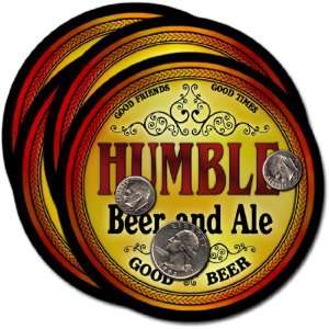  Humble, TX Beer & Ale Coasters   4pk 