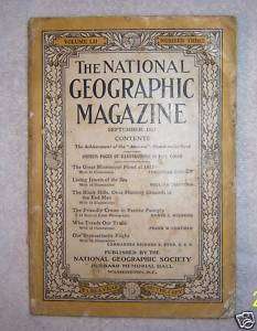 National Geographic Magazine Volume LII # 3 SEPT. 1927,  