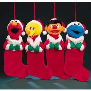  20 Sesame Street Ernie 3D Plush Christmas Stocking #K1417 
