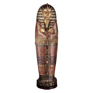 Egyptian Statue Sculpture King Tut Tutankhamen Life size Sarcophagus 