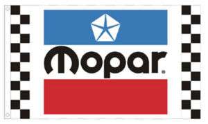 Mopar Racing Checkered 3x5 Novelty Flag Banner  